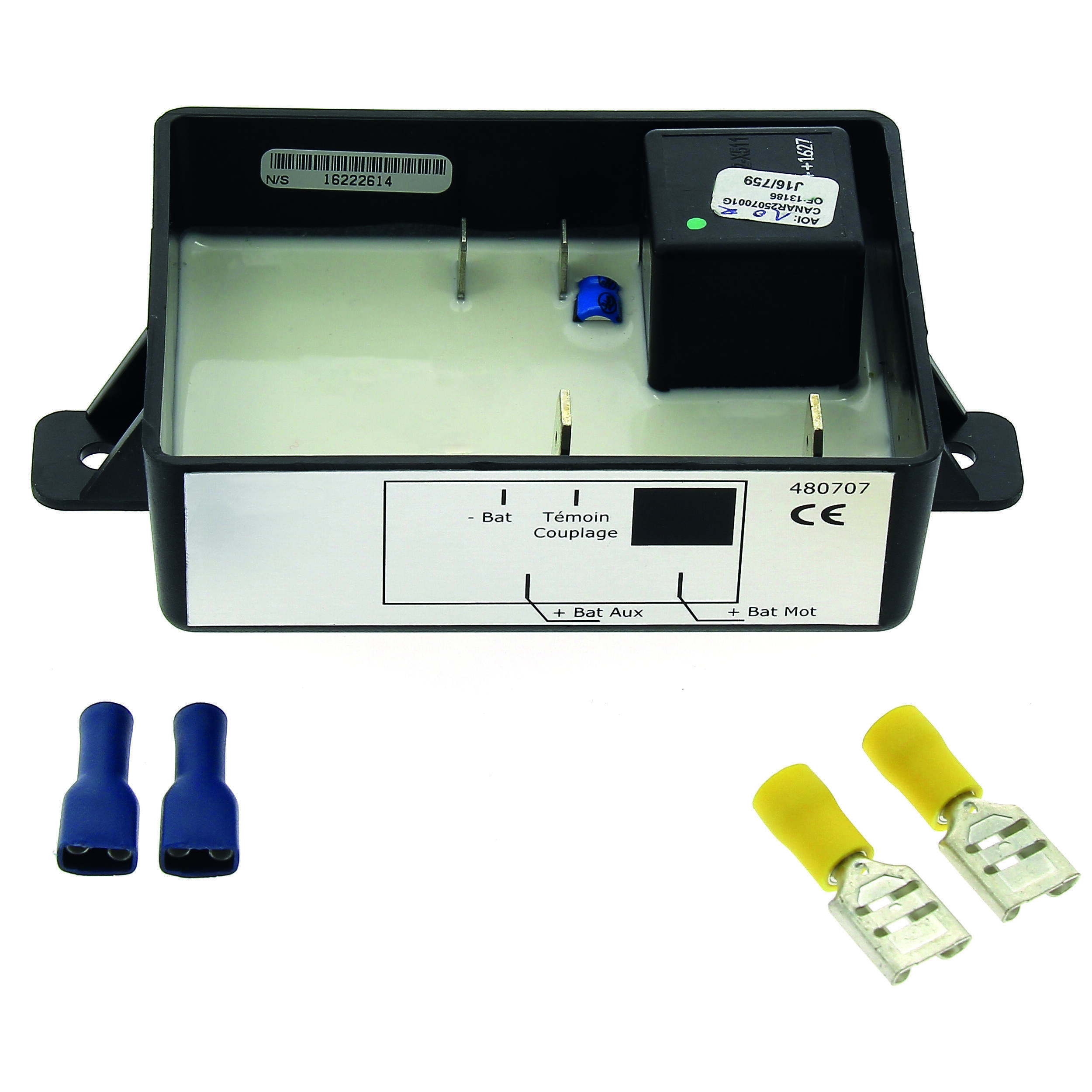 Coupleur séparateur pour batteries de camping-car : 2 batteries