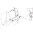Porte-vélos pour mini-vans Carry-Bike : VW T5 Pro