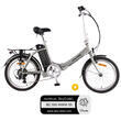 Vélo à assistance électrique pliant 20 pouces Basic Gris