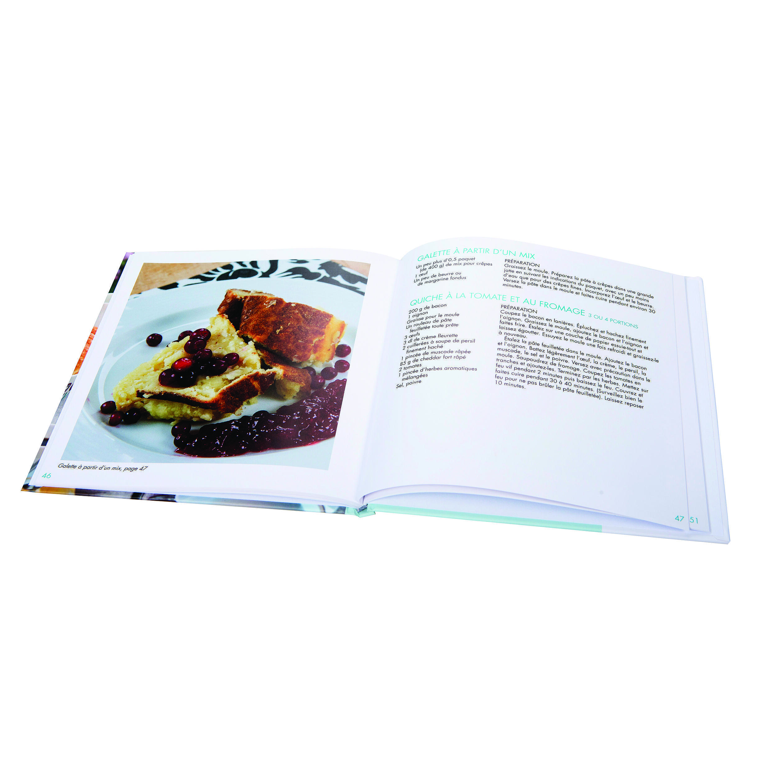 Livre de recettes pour four