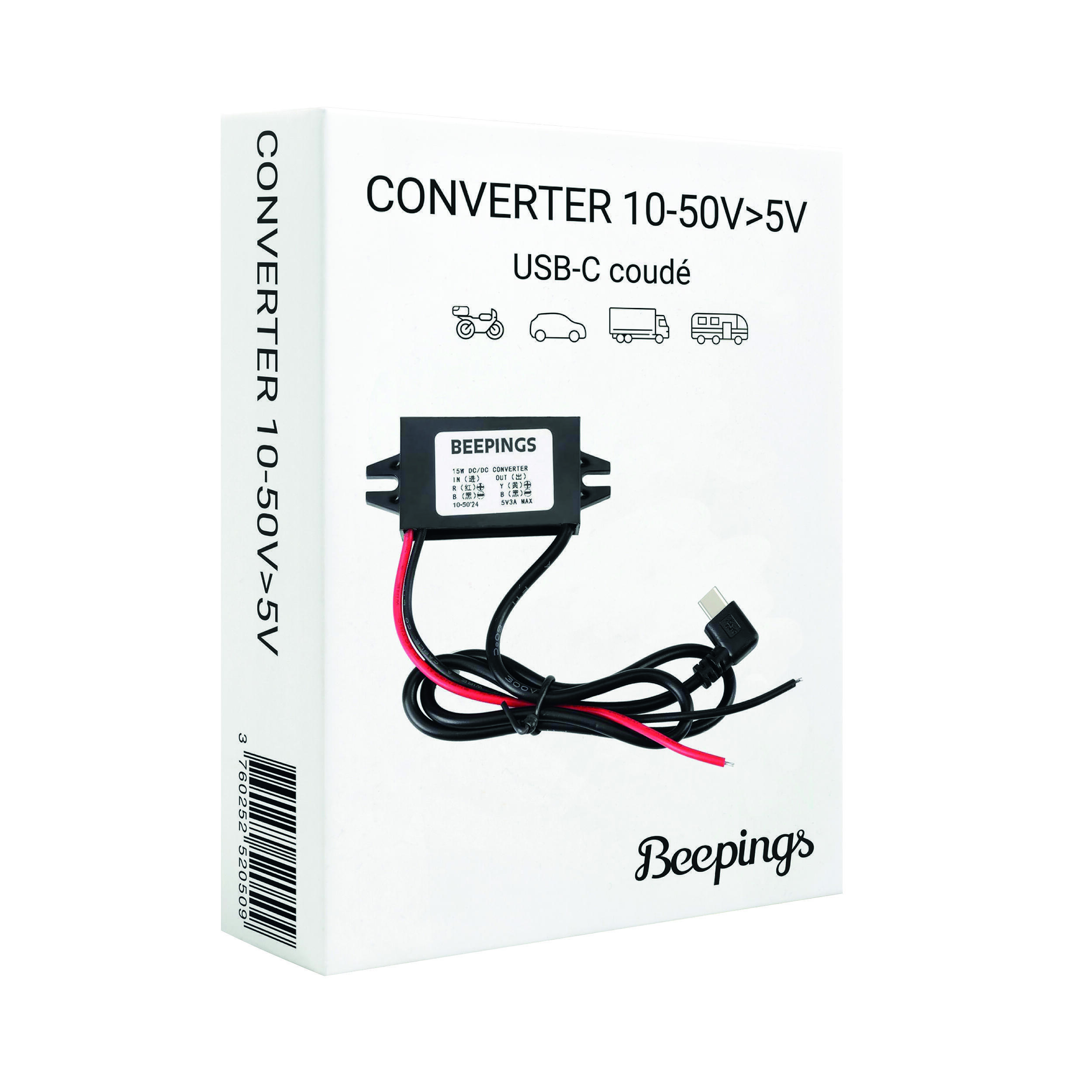 Convertisseur 10V-50V