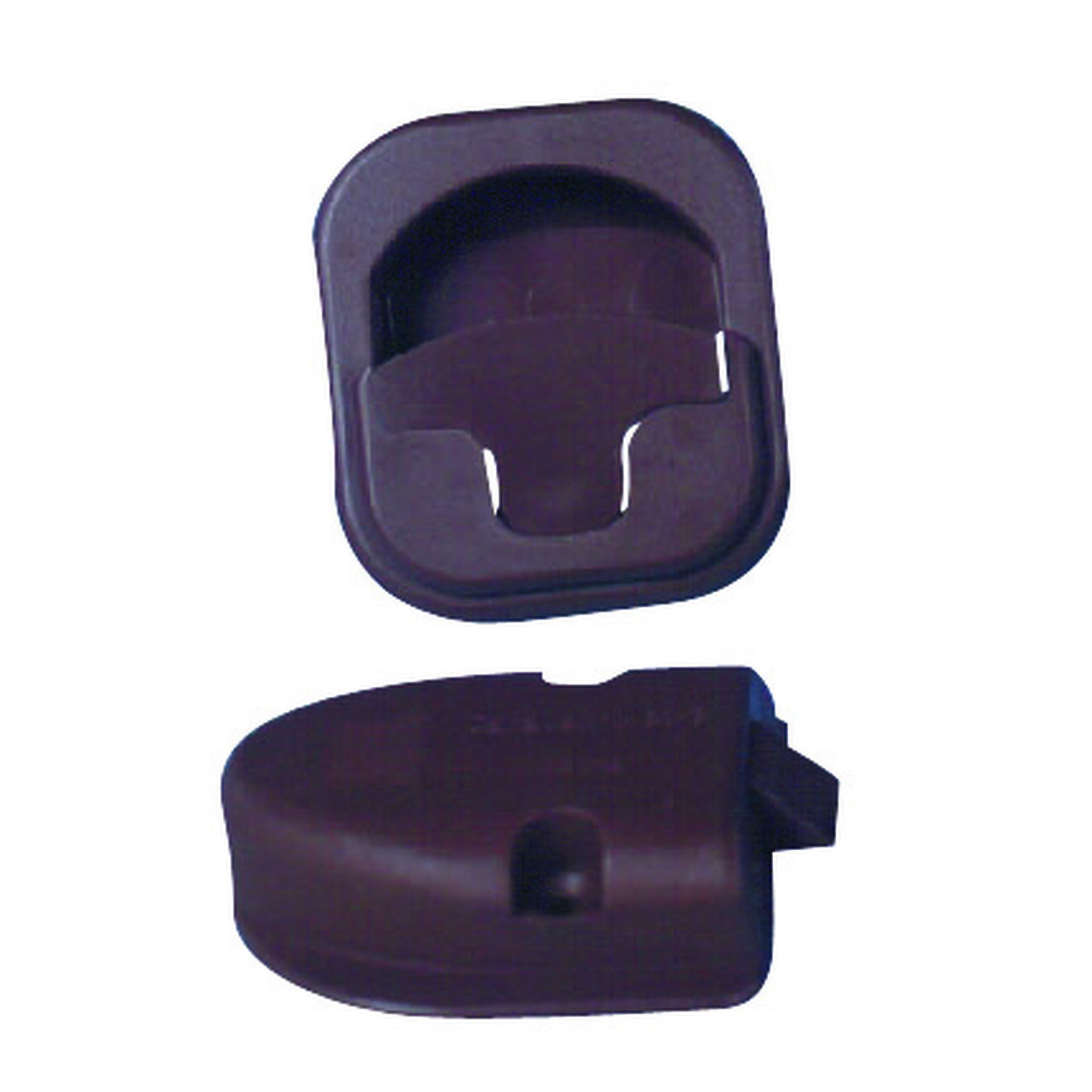 Poignée encastrable : - Coloris : Marron