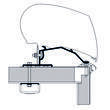 Adaptateur de stores caravane LMC