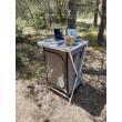 Meuble de rangement : - Modèle : Boréal avec 3 étagères