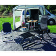 Fauteuil de camping Major Noir Premium
