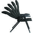 Fauteuil de camping Major Noir Premium