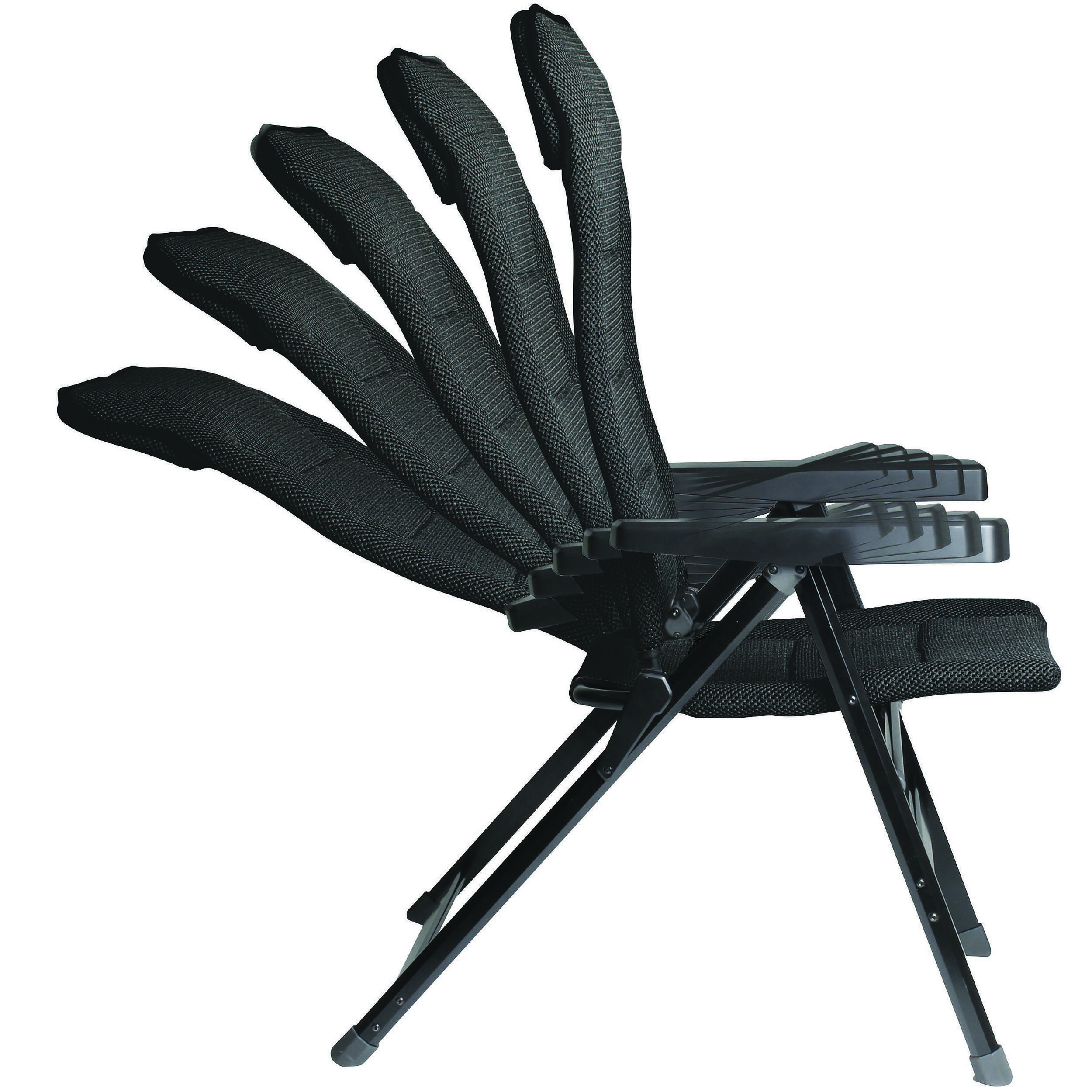 Fauteuil de camping Major Noir Premium
