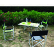 Fauteuil de camping Director : - Noir / Chiné et Armature grise