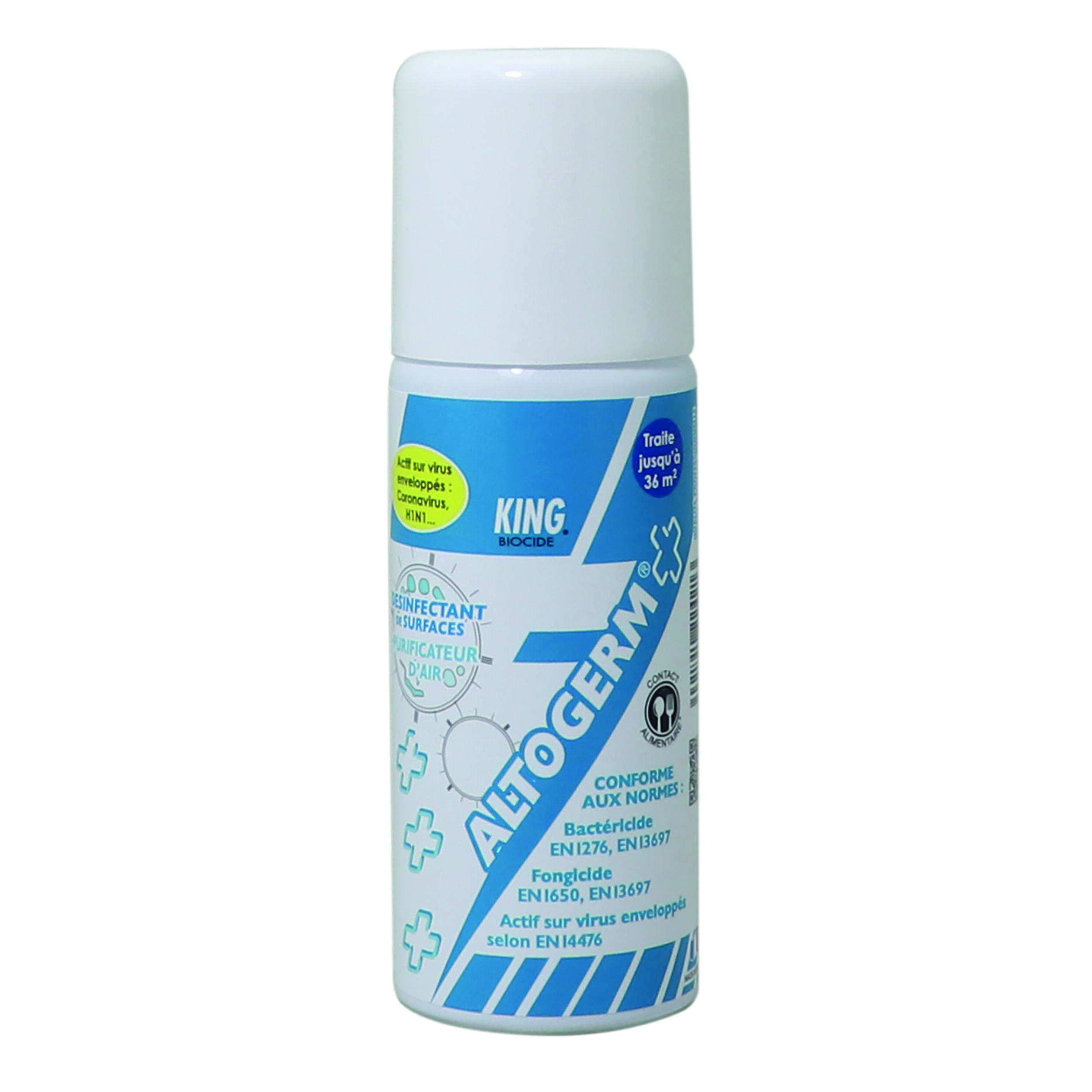 Spray désinfectant surfaces et purificateur d’air Altogerm : -150mL