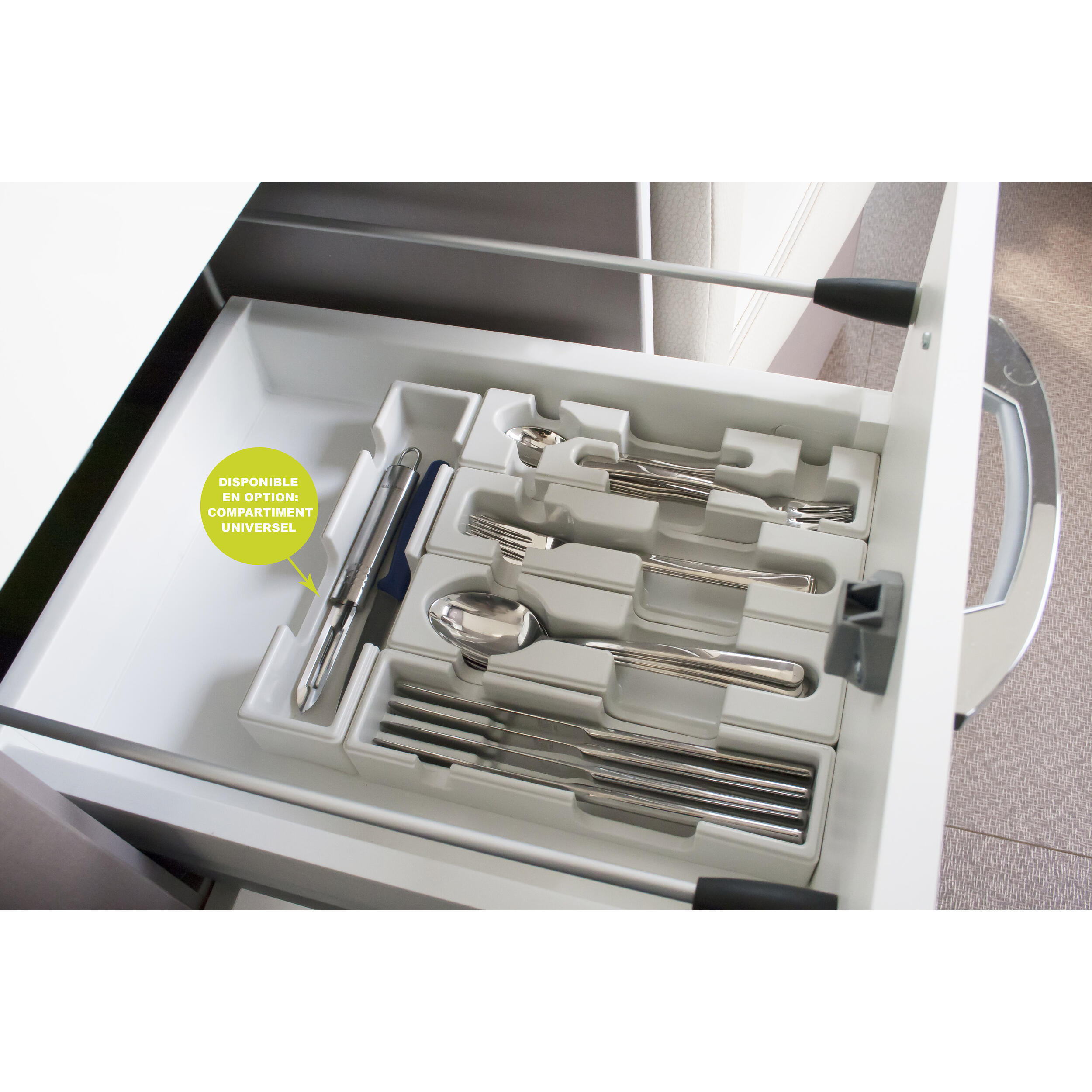 Rangement à couverts : - Modèle : un lot de 4