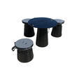Set 4 tabourets et un plateau Minimax