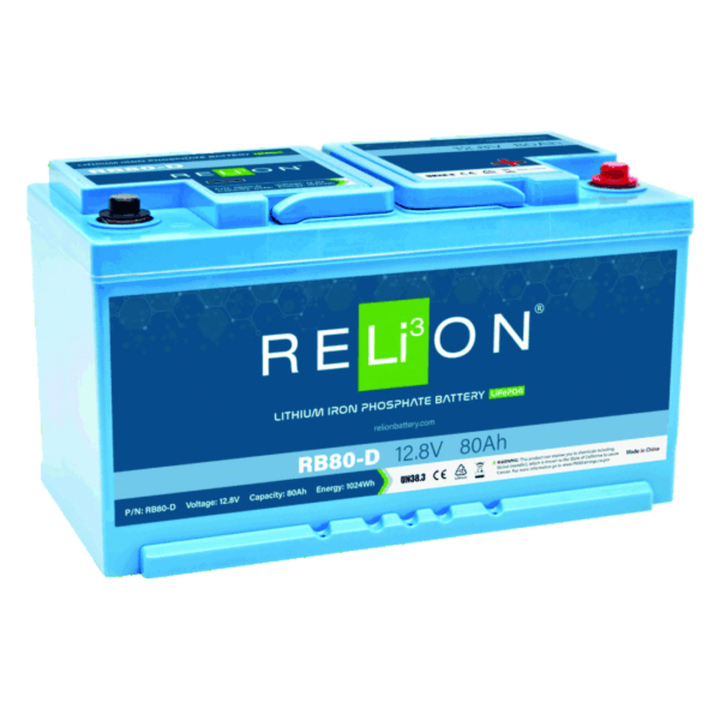 Batterie Lithium : 80Ah