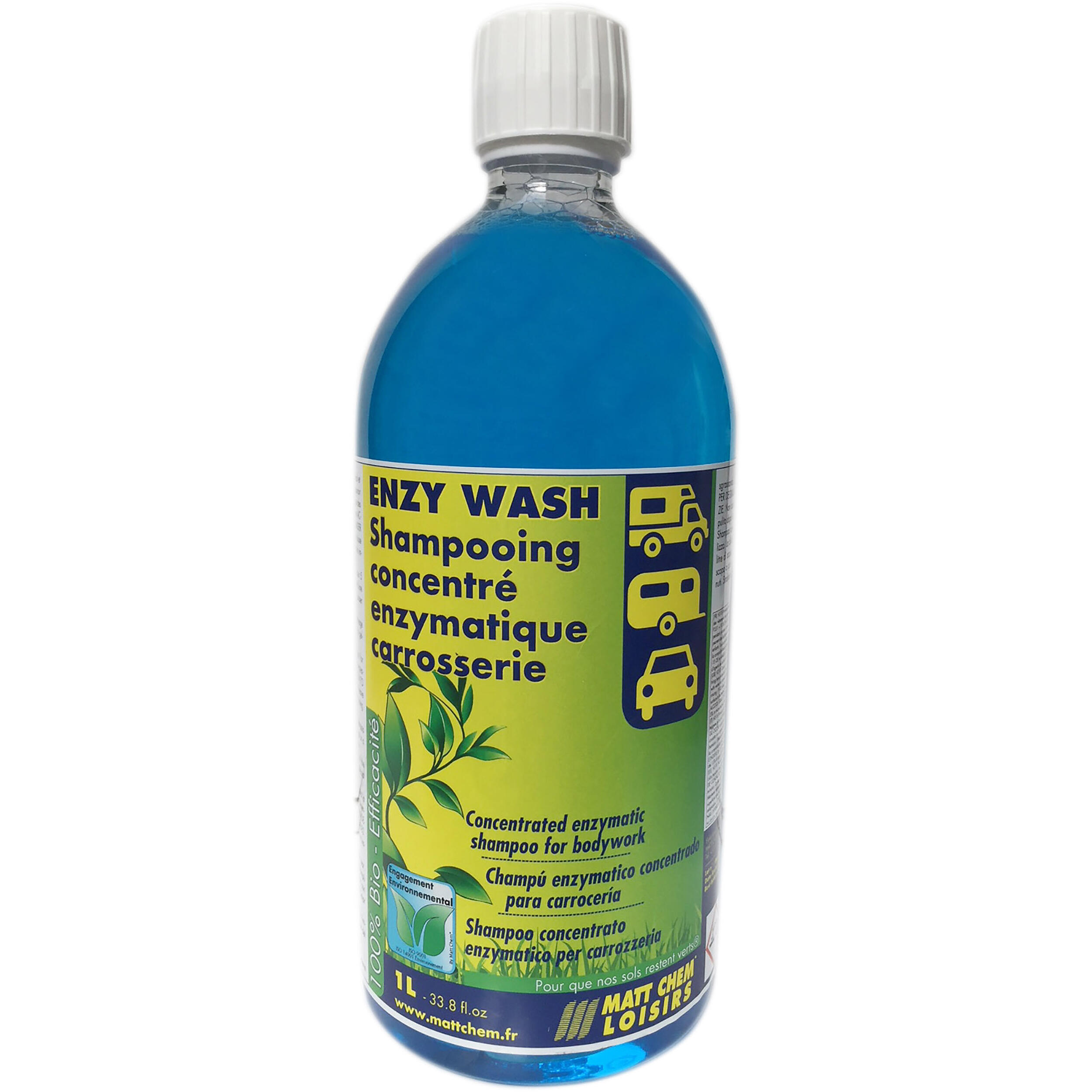 Shampoing enzymatique Enzy Wash pour carrosserie - MATT CHEM - Réf :  RG-919695 - Entretien - Ménage pour camping-car, caravane, fourgon et van