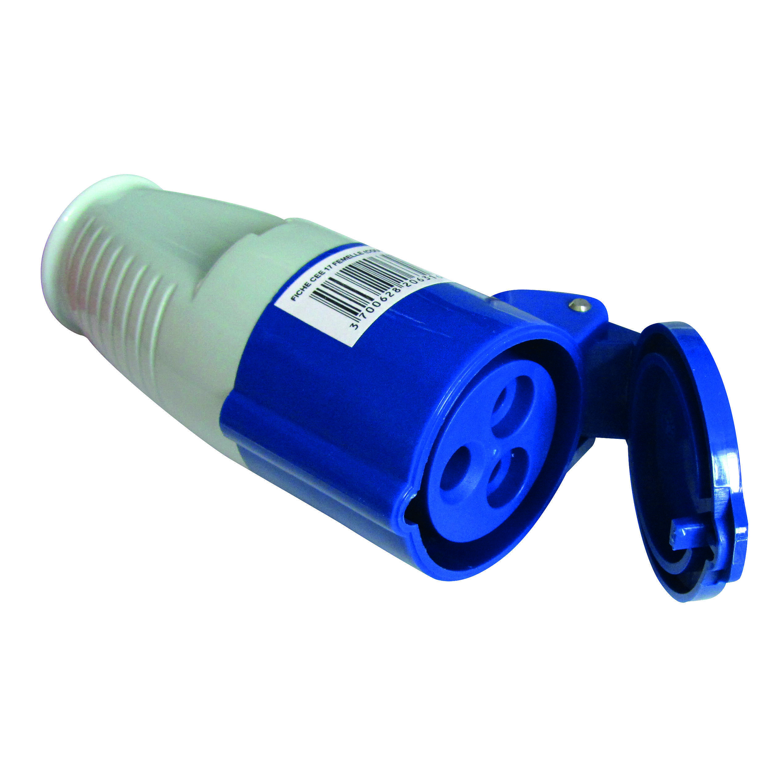 Fiche femelle type normes CEE P17 pour camping-car
