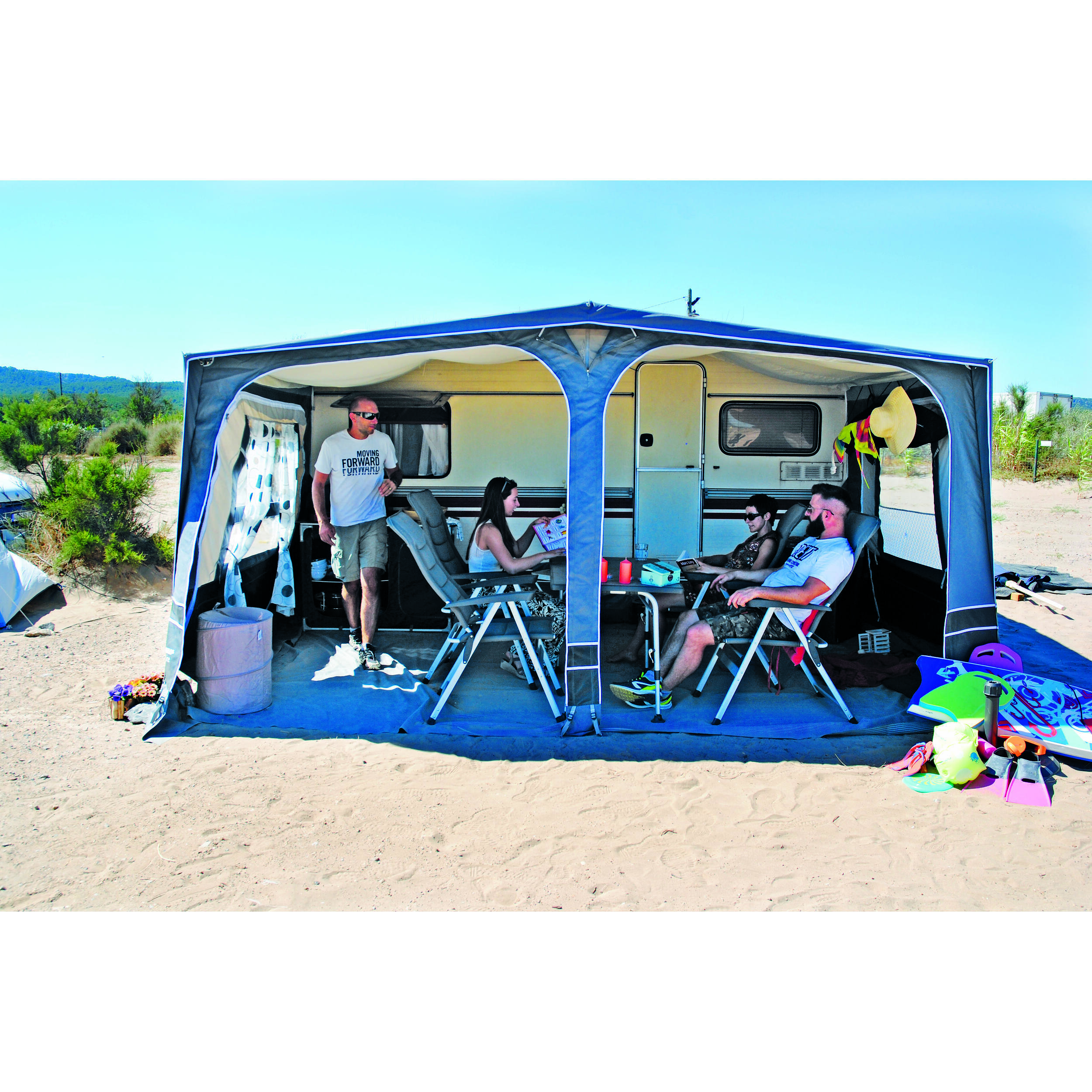 Auvent PVC ZIRCON longs séjours pour caravane