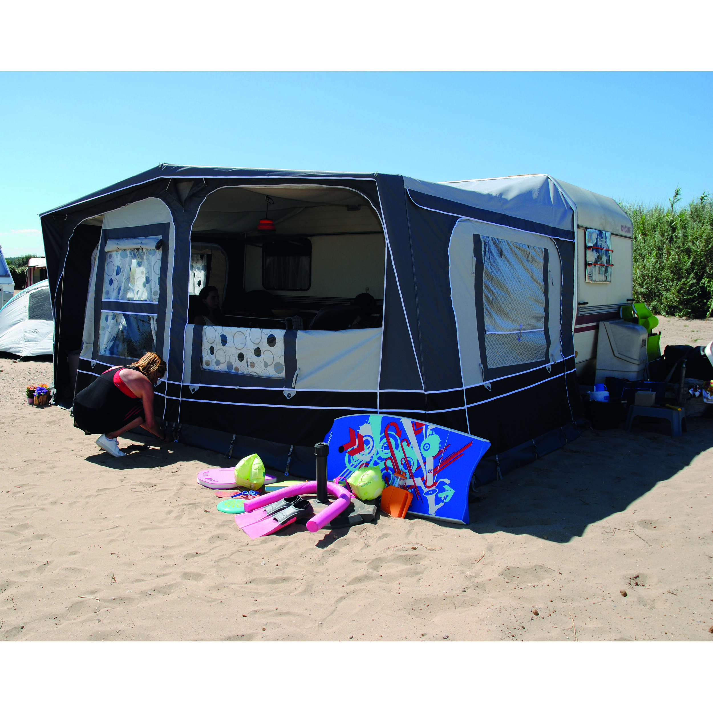 Auvent PVC ZIRCON longs séjours pour caravane