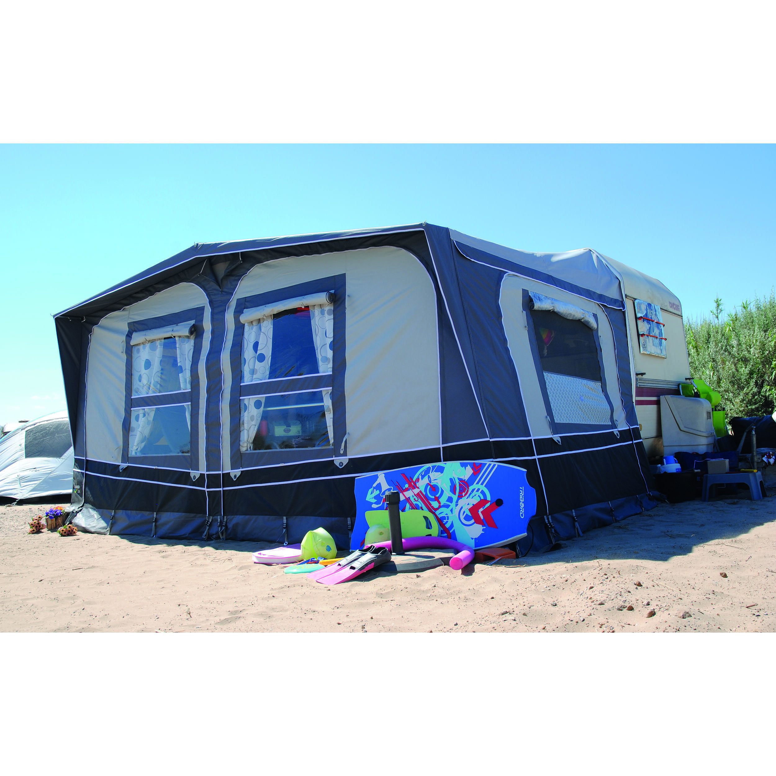 Auvent PVC ZIRCON longs séjours pour caravane