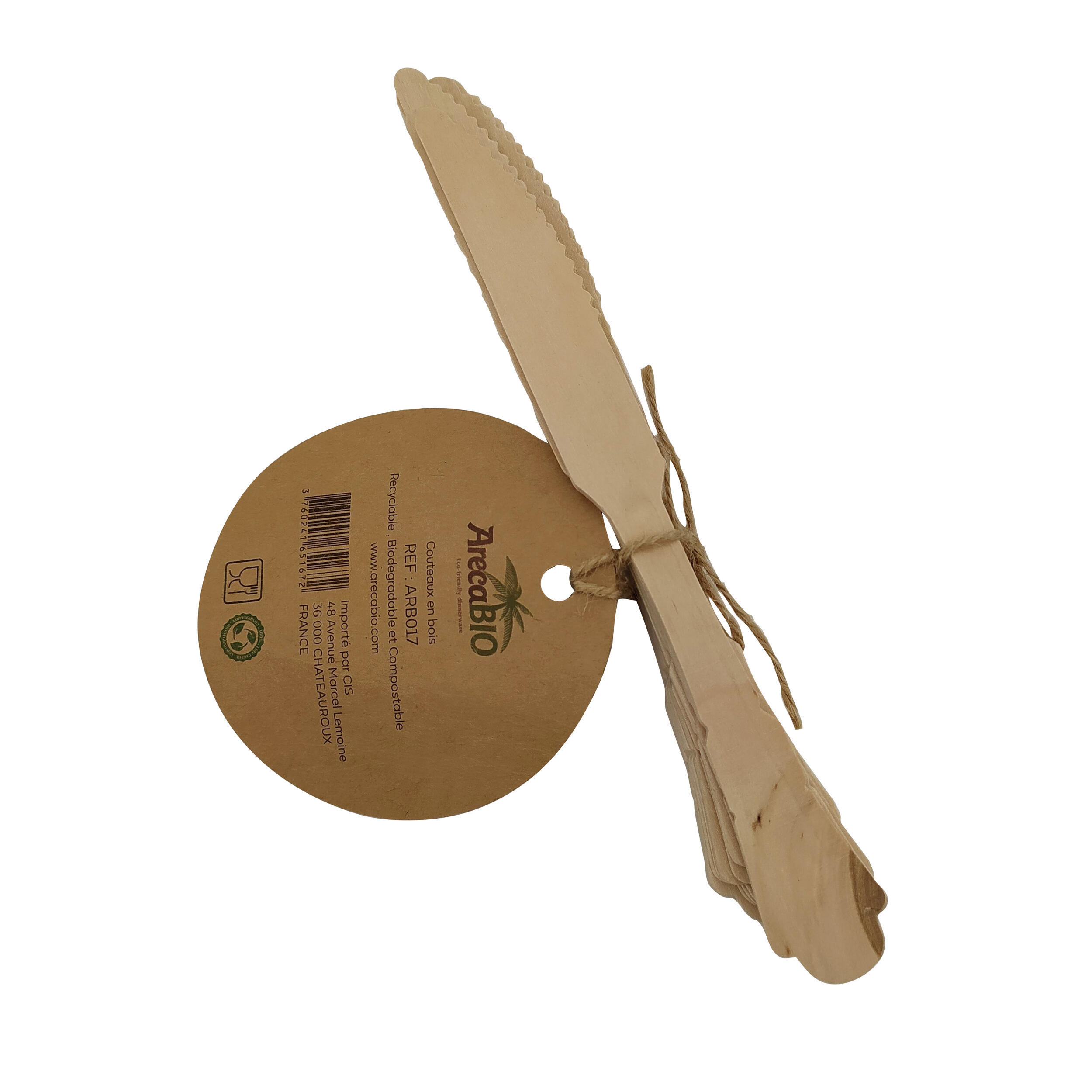 Lot de 10 couteaux réutilisables