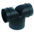 Pièce en T 80 mm séparateur distribution d'air