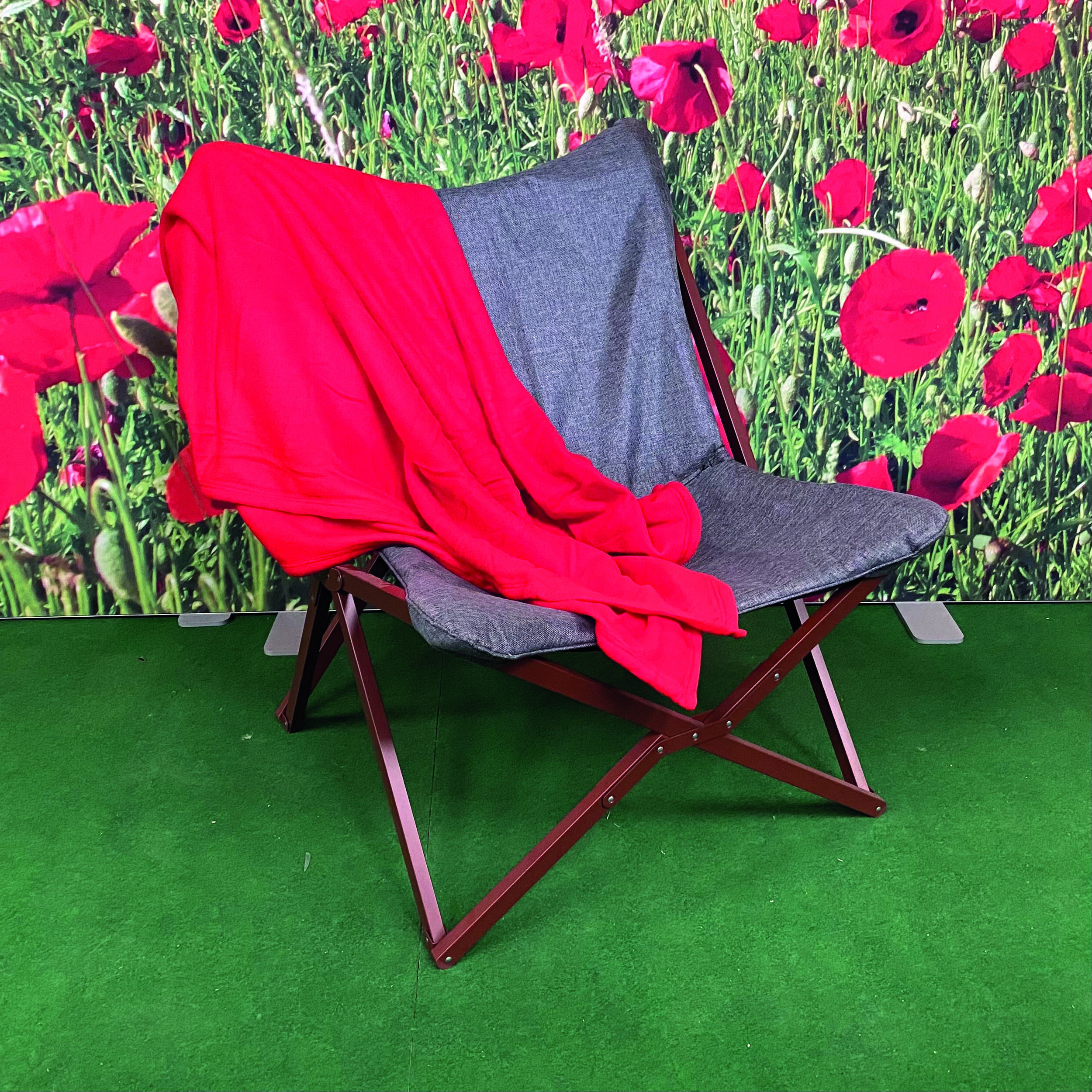 Couverture polaire : Rouge 130 x 180 cm