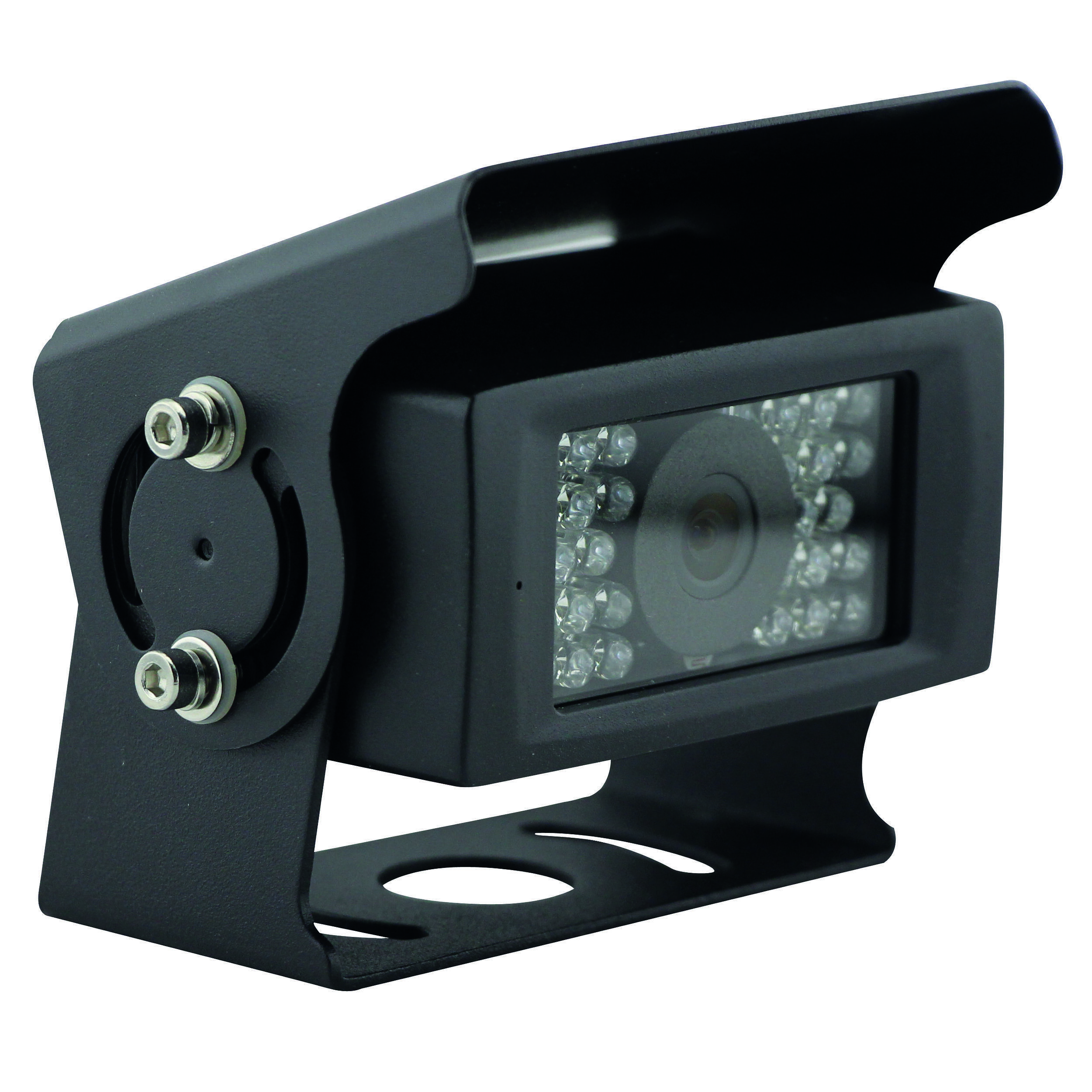 Caméra de recul filaire pour camping car : 28 leds noir