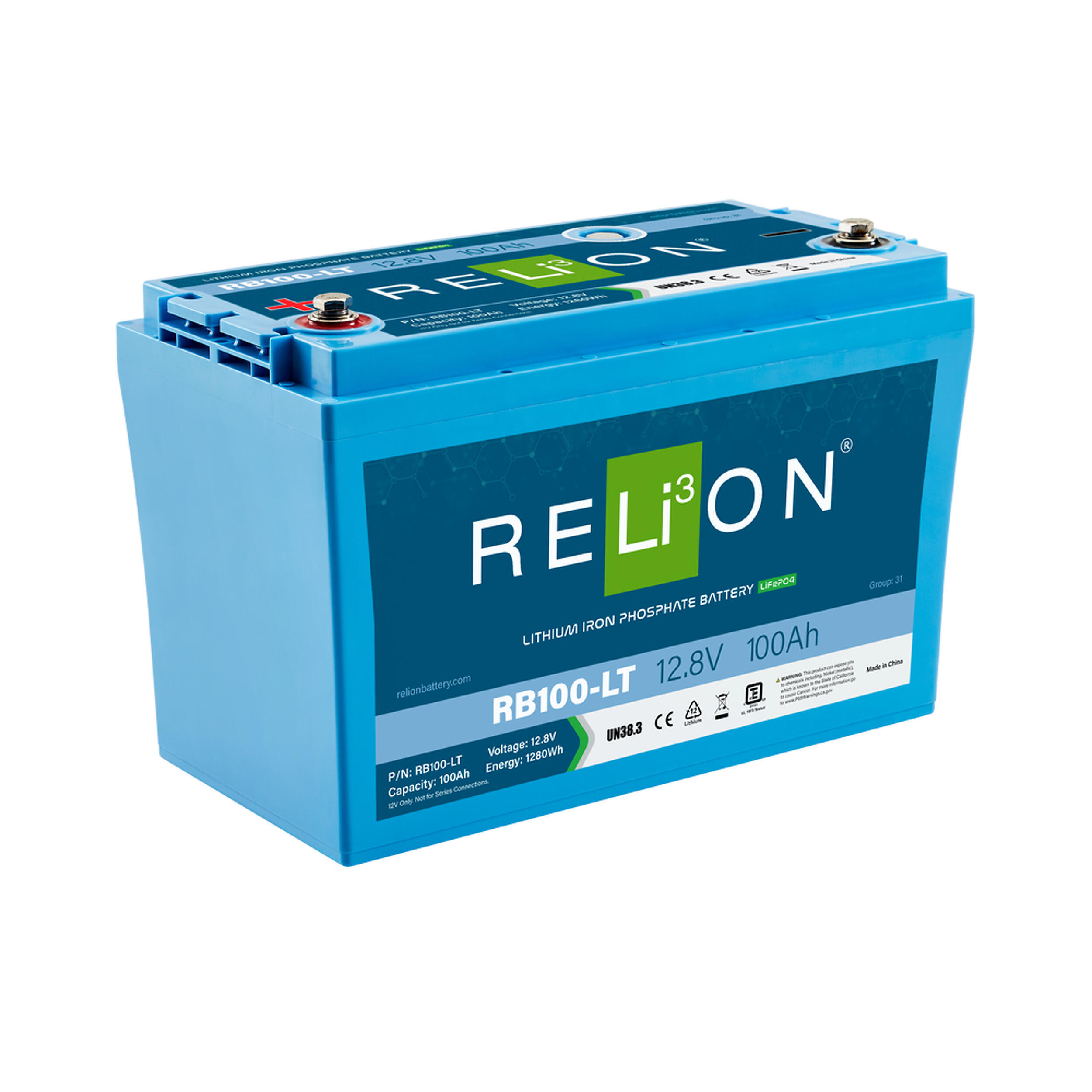 Batterie Lithium : 100Ah
