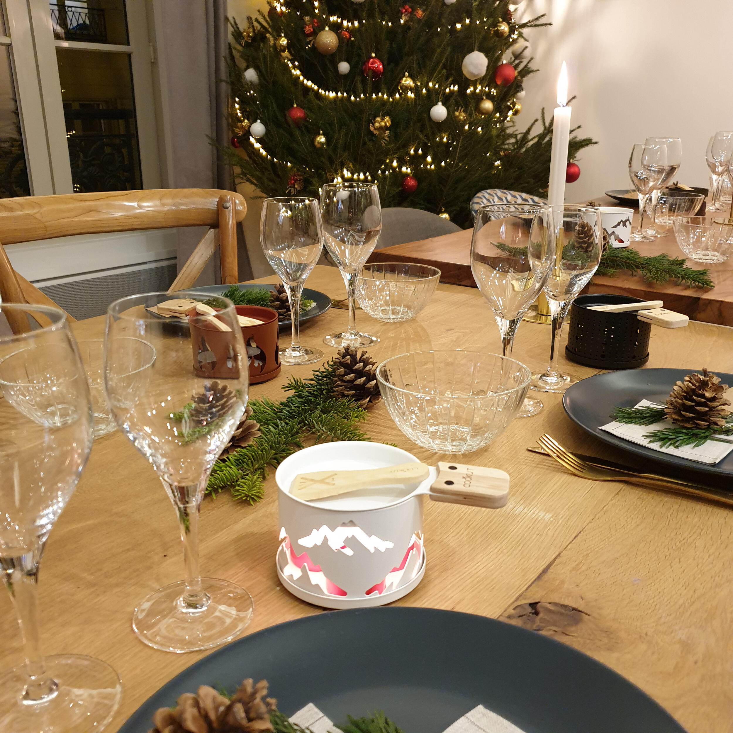 Raclette à la bougie pour 2 personnes