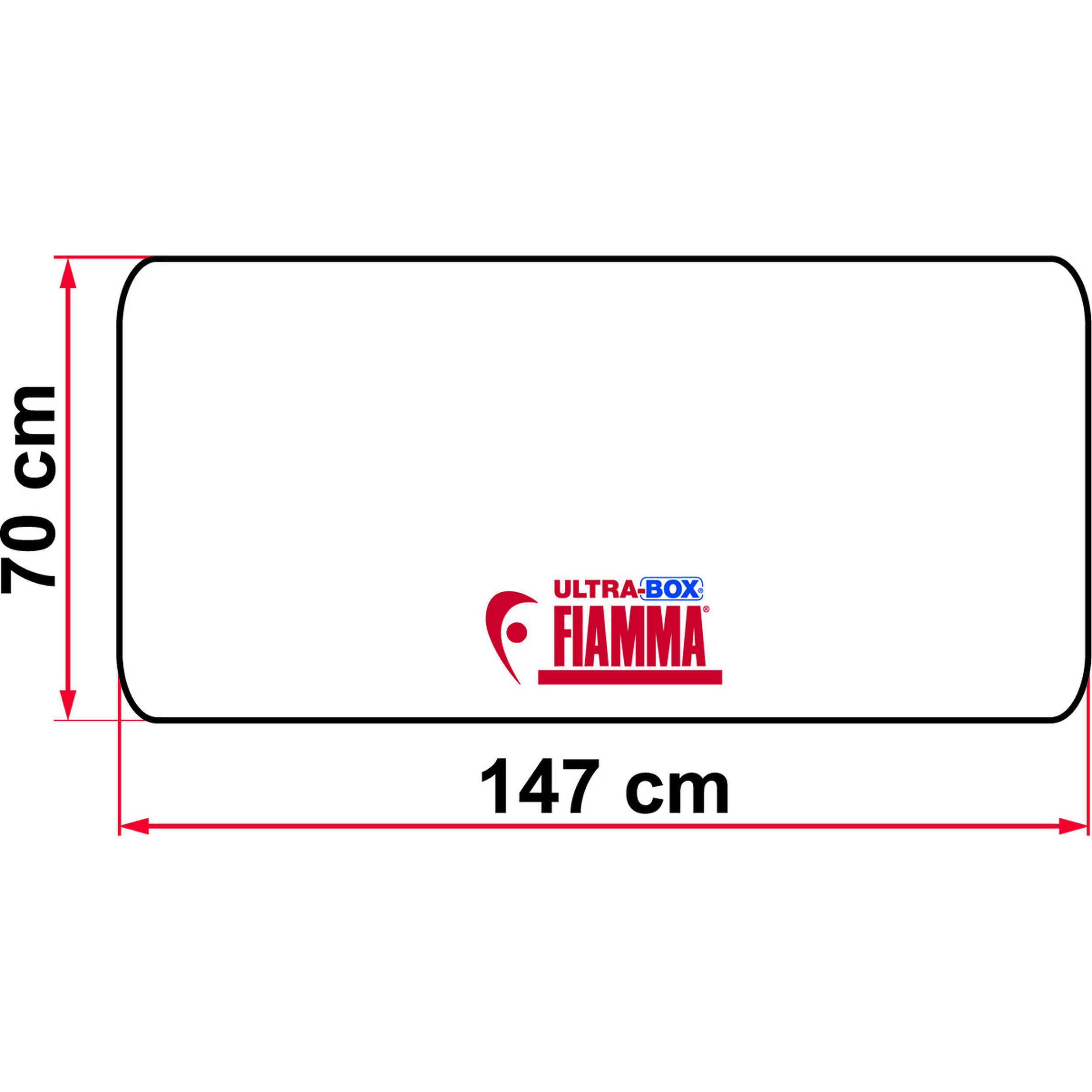 Coffre arrière pour camping-car Ultra Box : Contenance : 500 litres