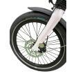 Vélo à assistance électrique pliant JUNY : Blanc 17Ah