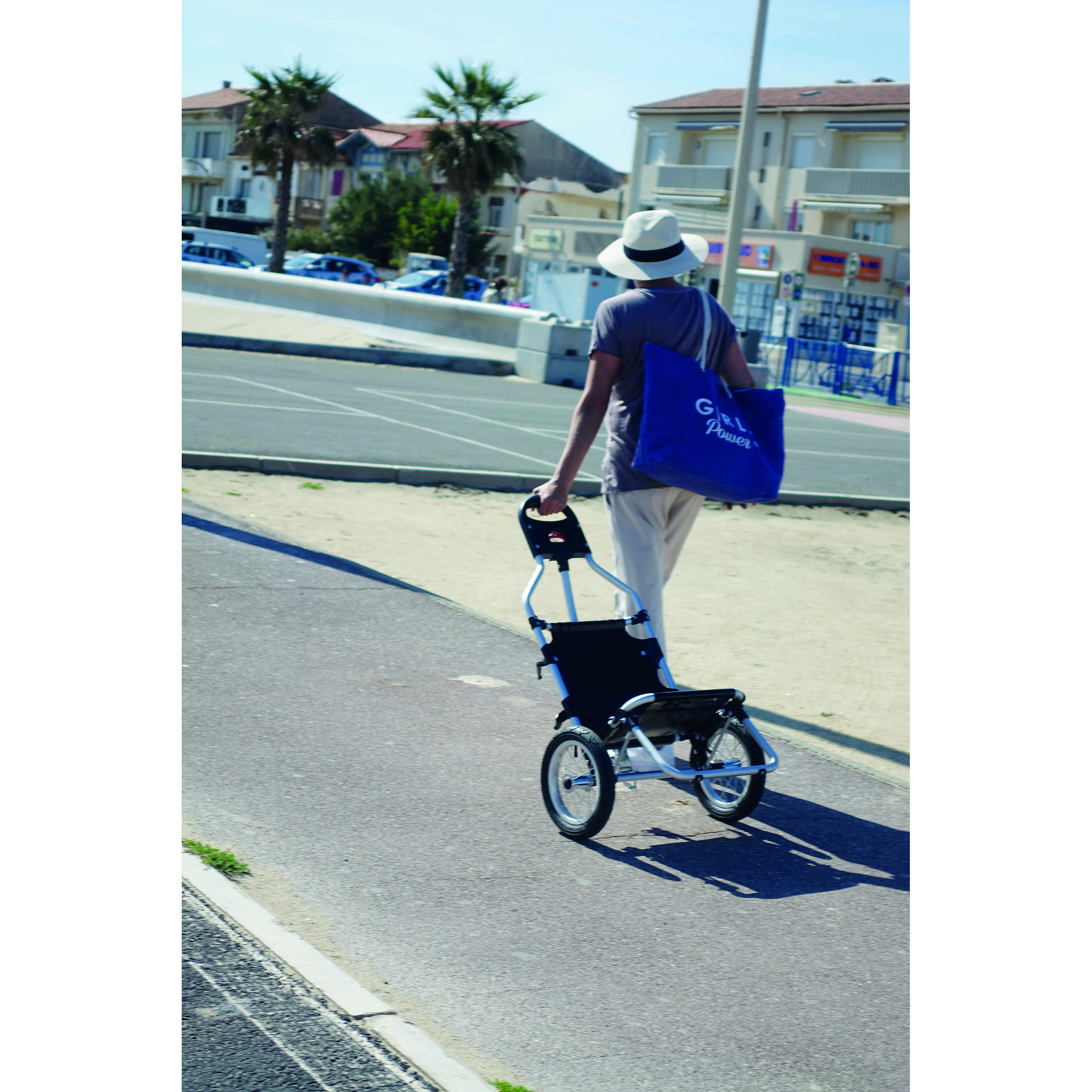 Remorque caddie pour vélo et piéton