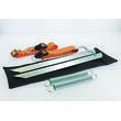 Lot de 2 sangles d'arrimage auvent traditionnel : - Coloris : Orange