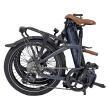 Vélo à assistance électrique pliant JAZZY : Bleu 11Ah