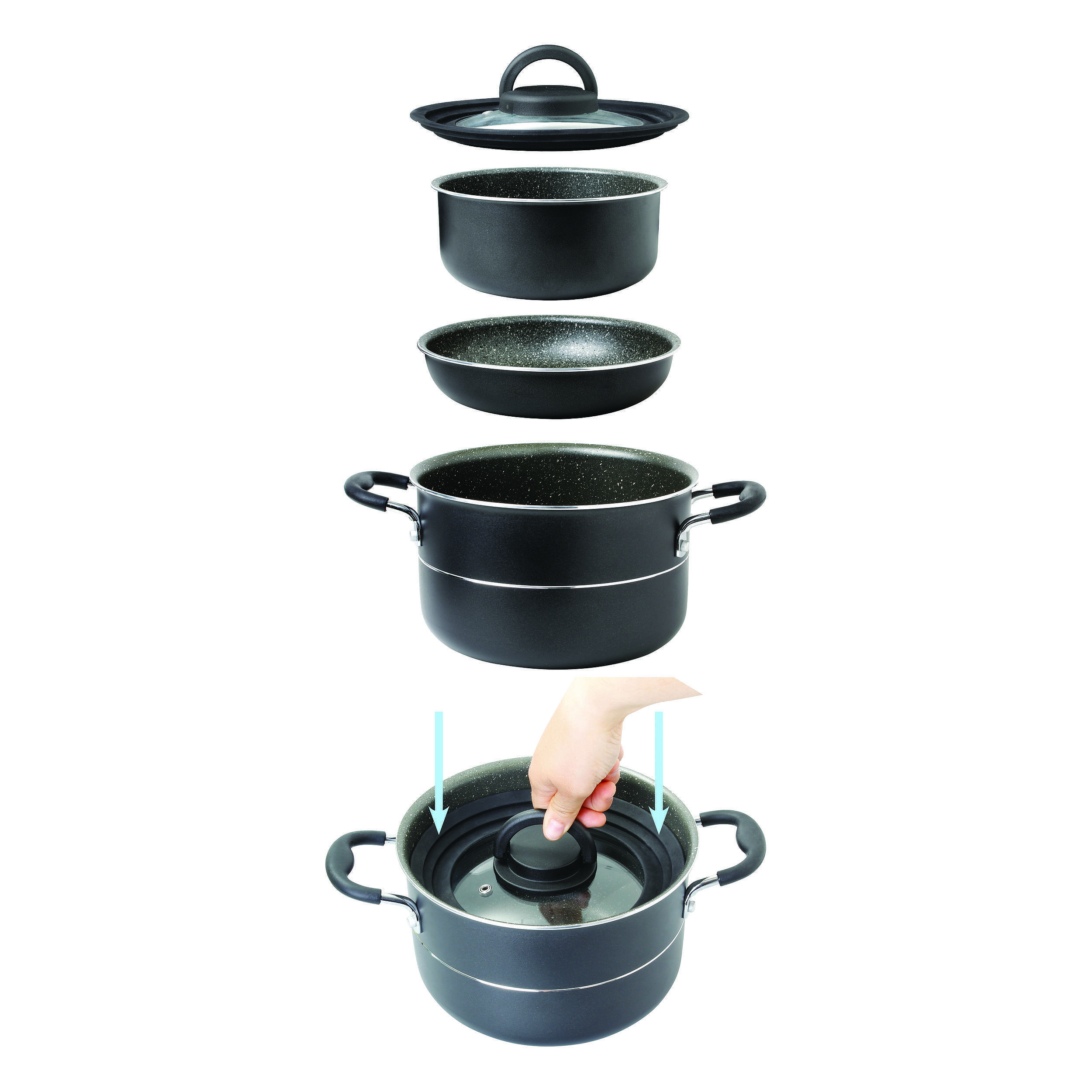 Popote Pirate avec 8 pièces