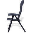 Fauteuil de camping Noblesse : - Modèle : Avantgarde - Coloris : Gris