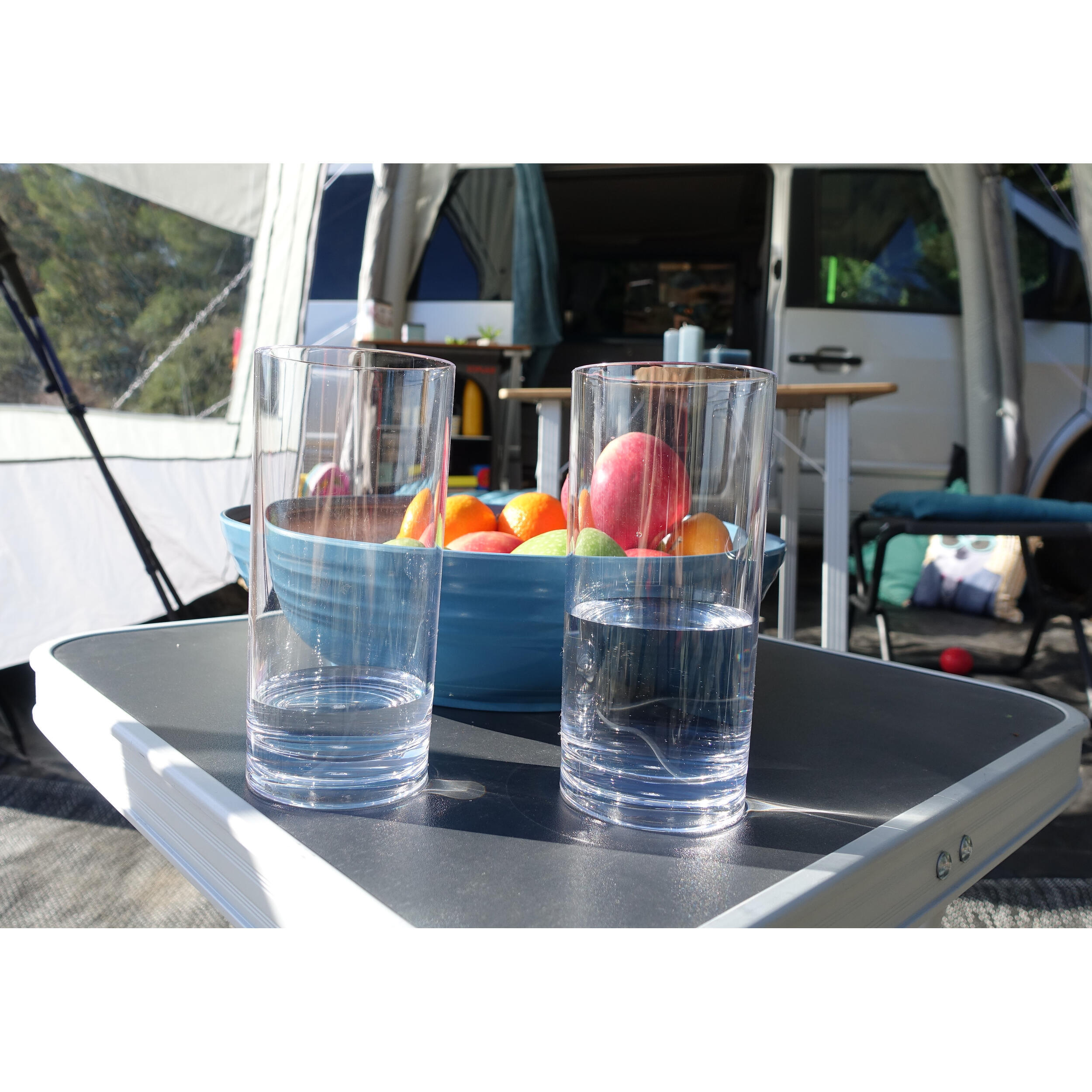 Lot de 2 grands verres à eau