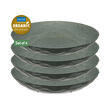 Lot de 4 assiettes creuses Club : - Coloris : Gris