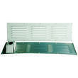 Grille avec pontet mobile en aluminium