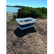 Bassine rétractable avec anses