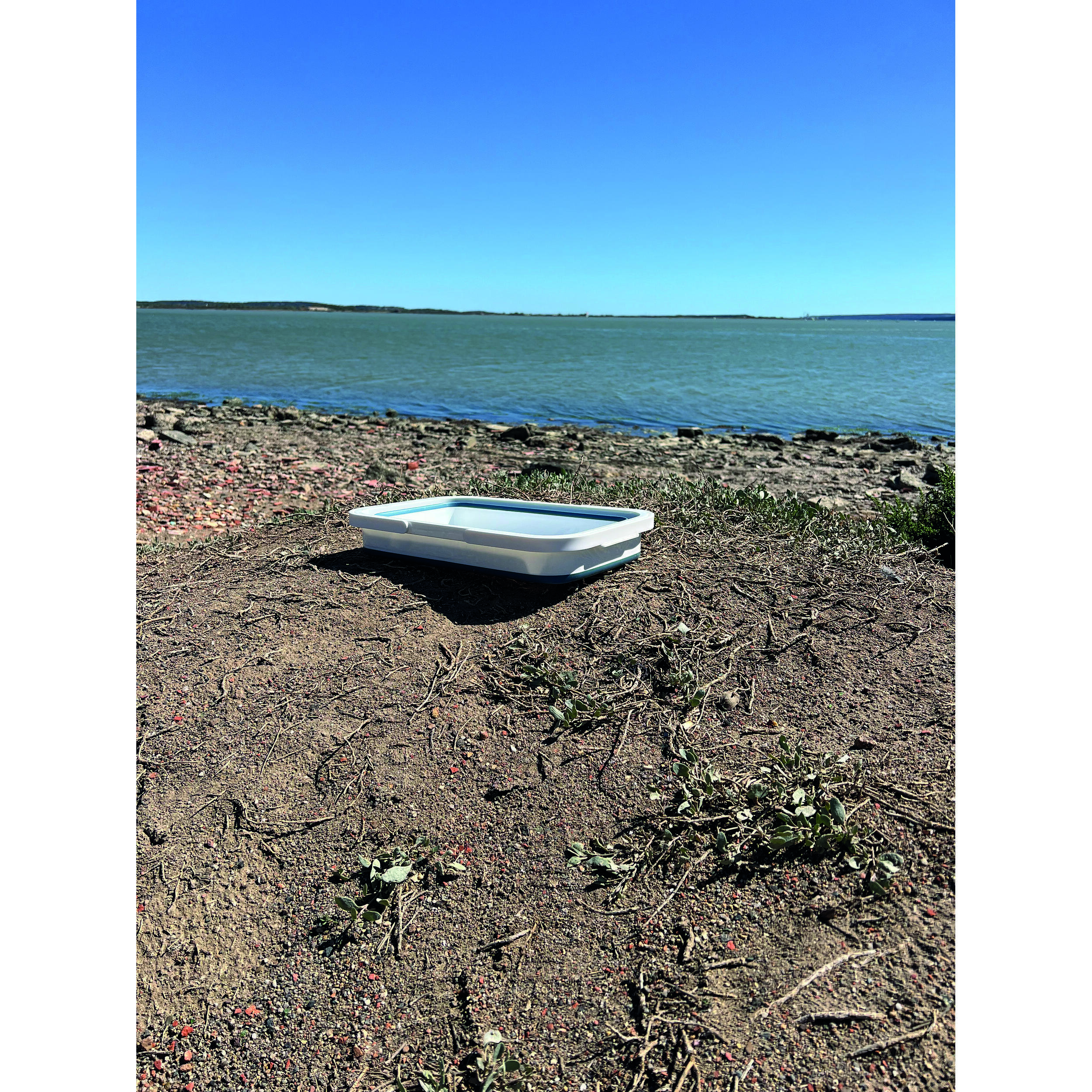 Bassine rétractable avec anses