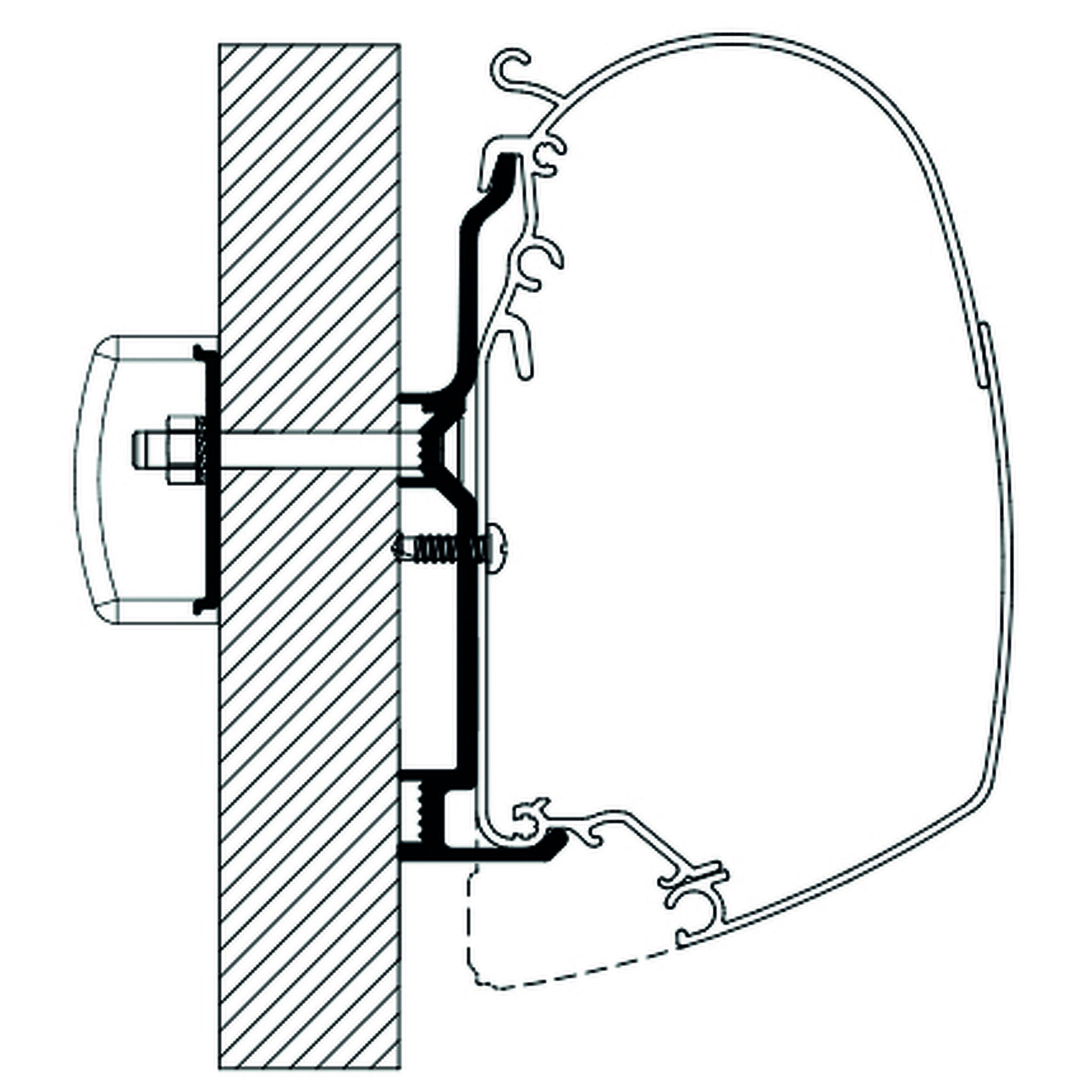 Adaptateur de stores Burstner Standard après 2017
