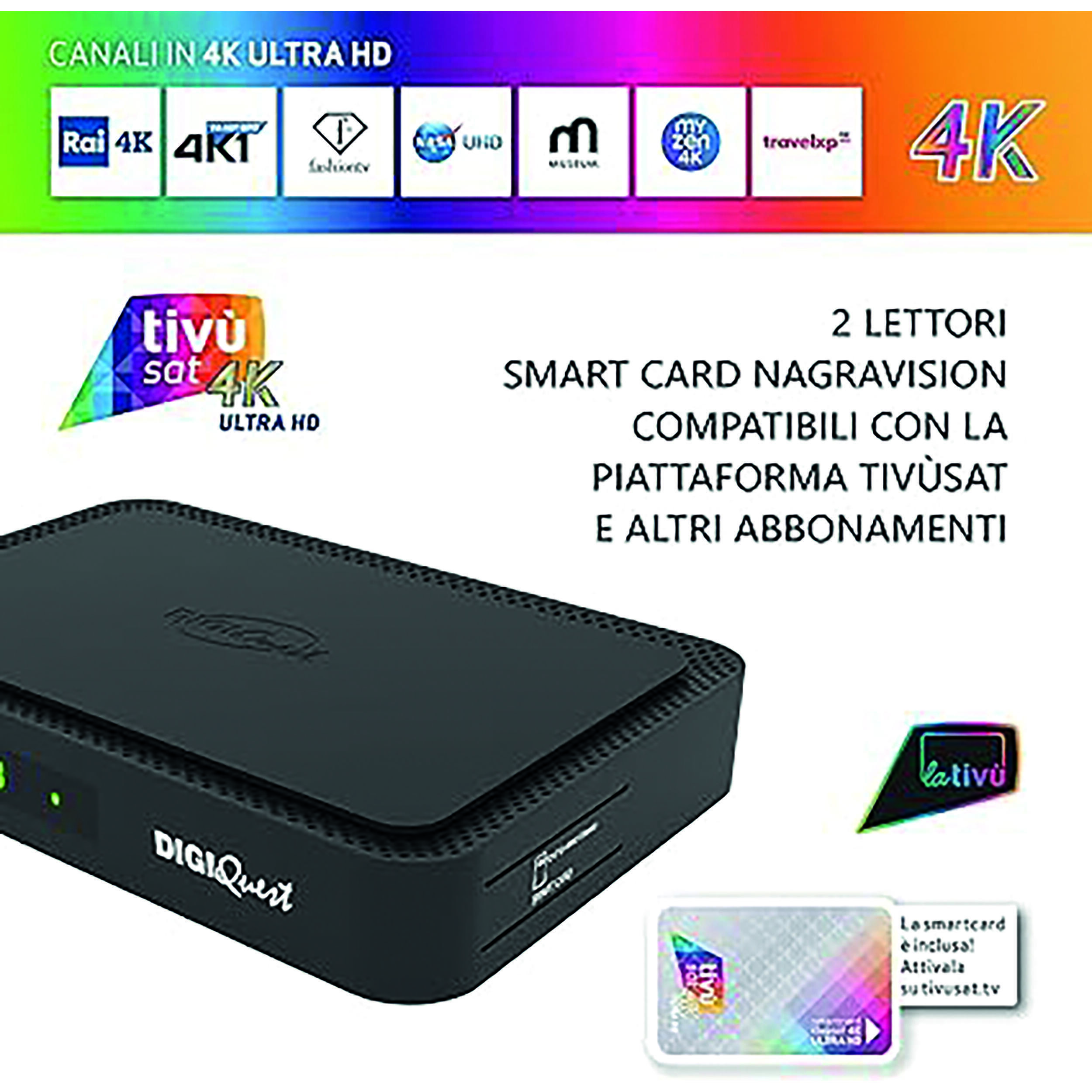 Décodeur Digiquest Combo Q90 UHD 4K