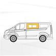 Baie Sunvan Ford Transit Custom de 2013 à 2023 : Coulissante avant gauche (L1/L2) (porte non coulissante)