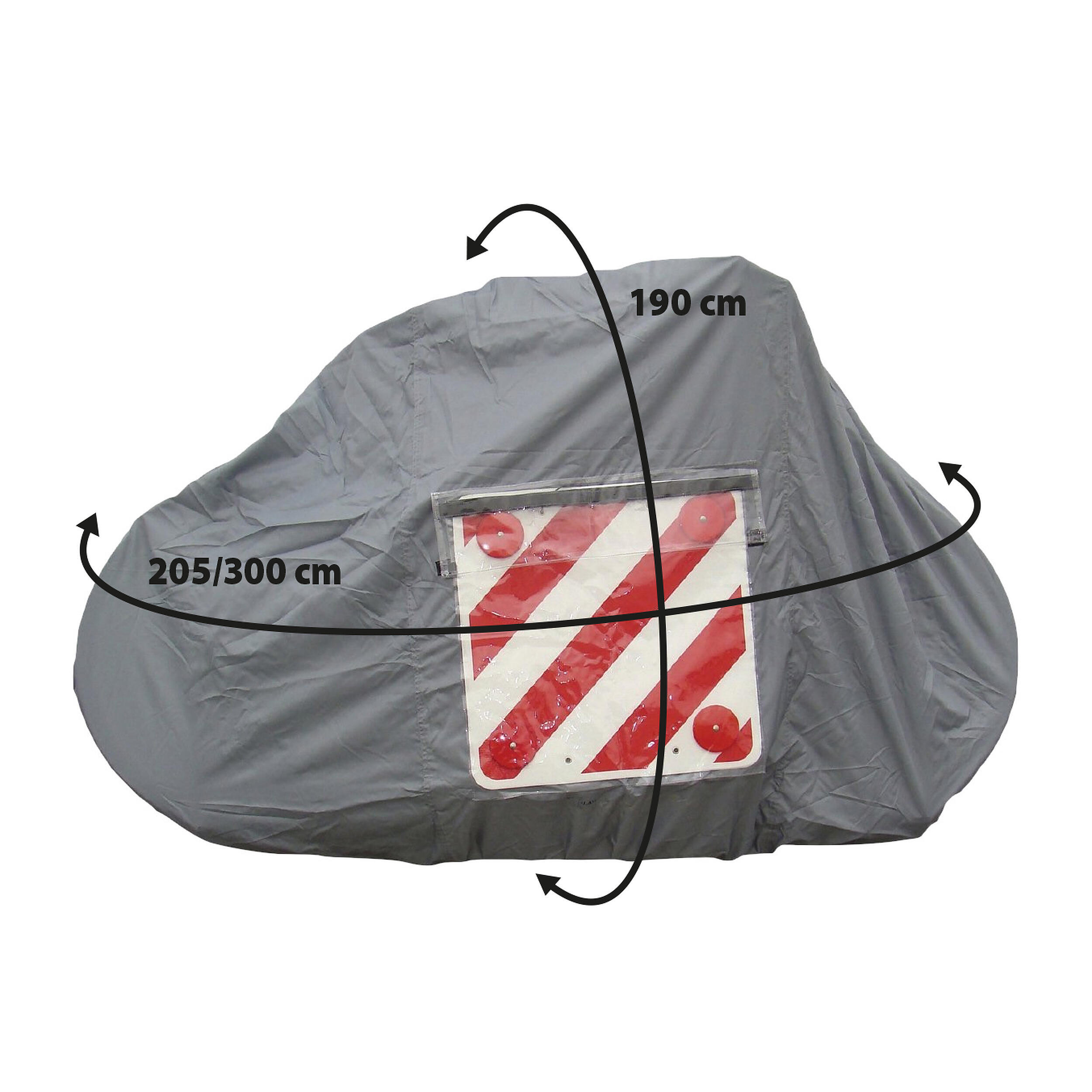 Housse de protection pour porte-vélos camping-car : 4 vélos