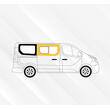 Baie Sunvan Renault Trafic 3 : Coulissante avant droit (L1/L2)