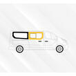 Baie Sunvan Renault Trafic 3 : Coulissante avant droit (L1/L2)