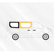 Baie Sunvan Renault Trafic 3 : Fixe avant droit (L1/L2)