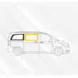 Baie Sunvan Mercedes Vito à partir de 2014 : Fixe avant droit (L2/L3)