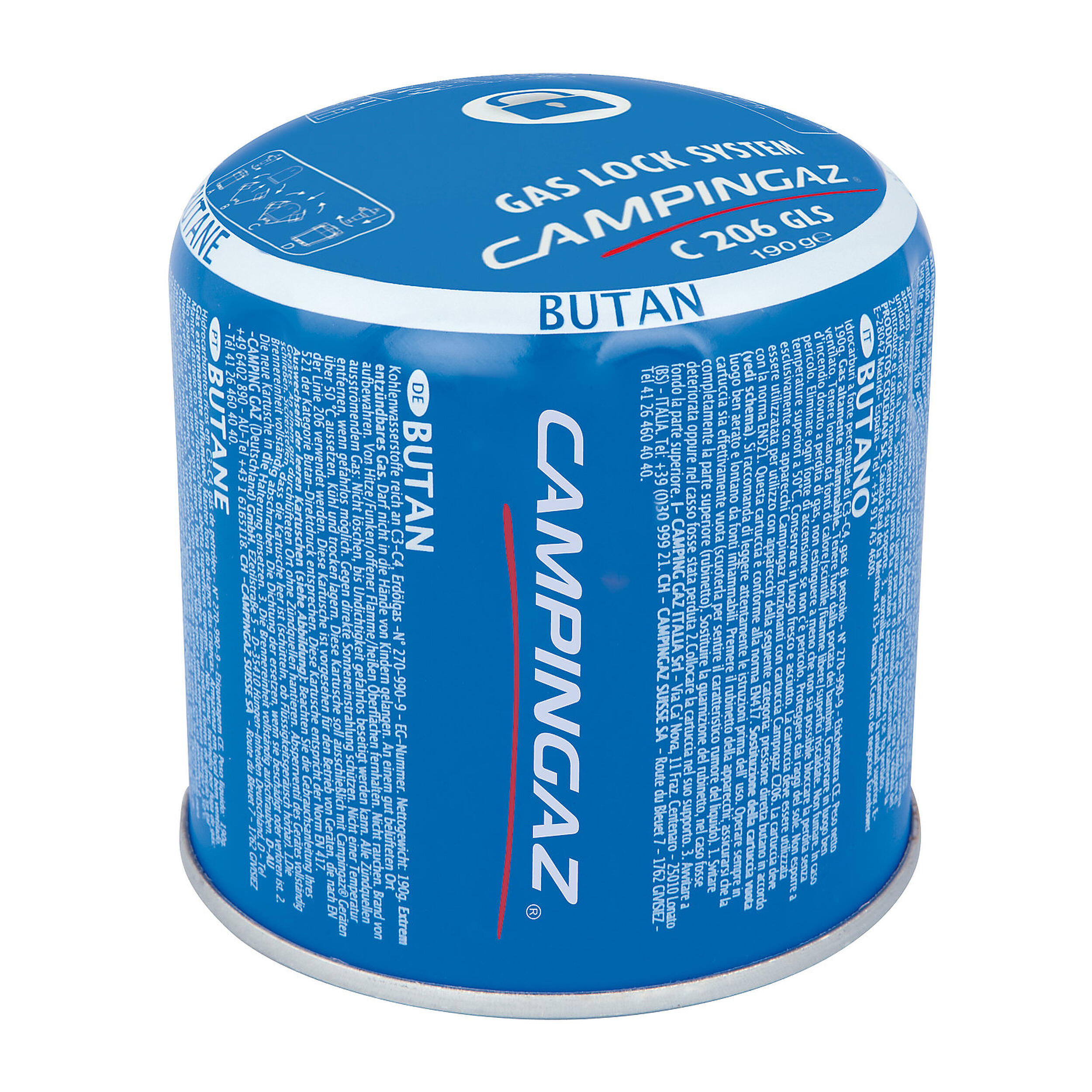 Cartouche de gaz perçable C206 GLS
