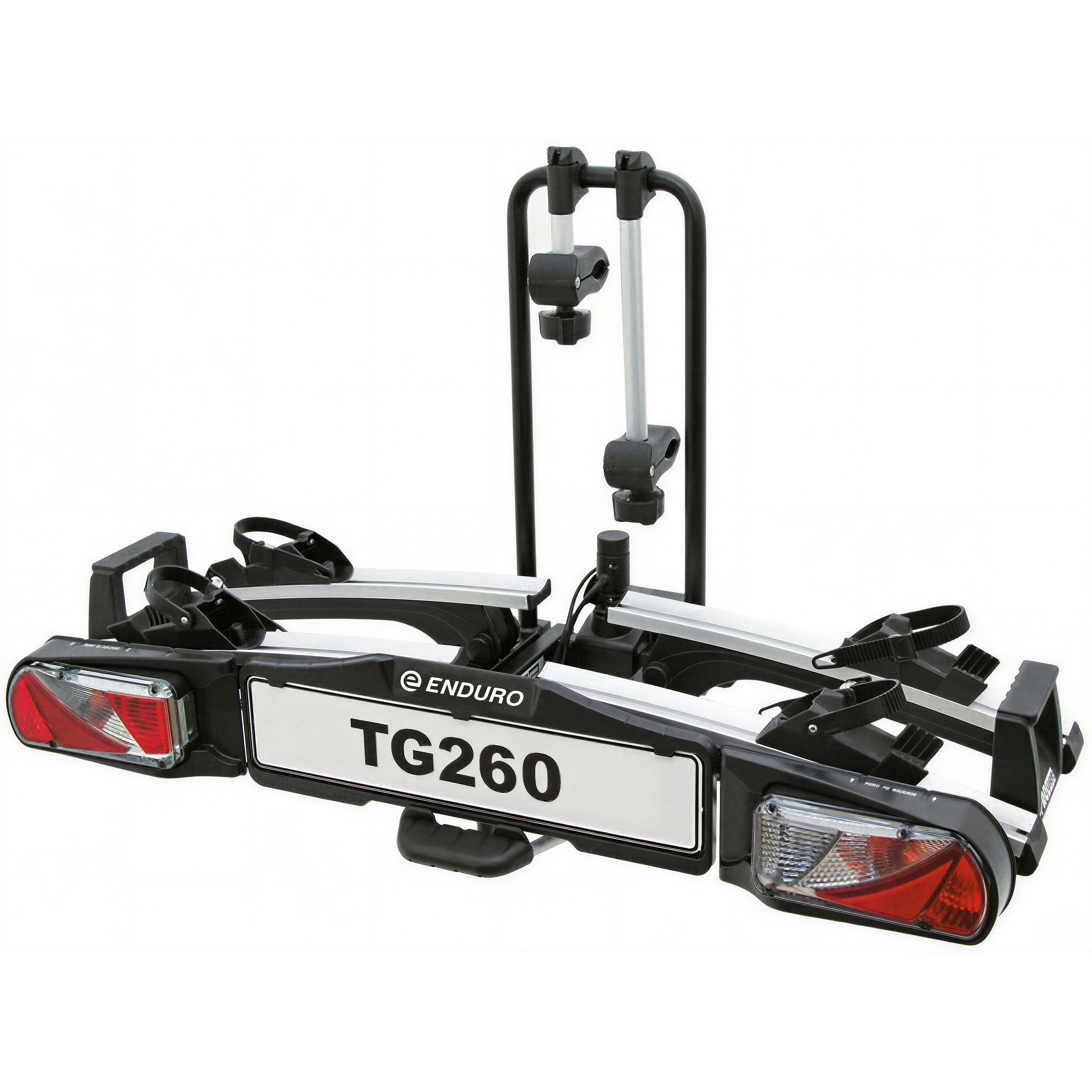 Porte-vélos basculant pliable sur boule d’attelage TG260