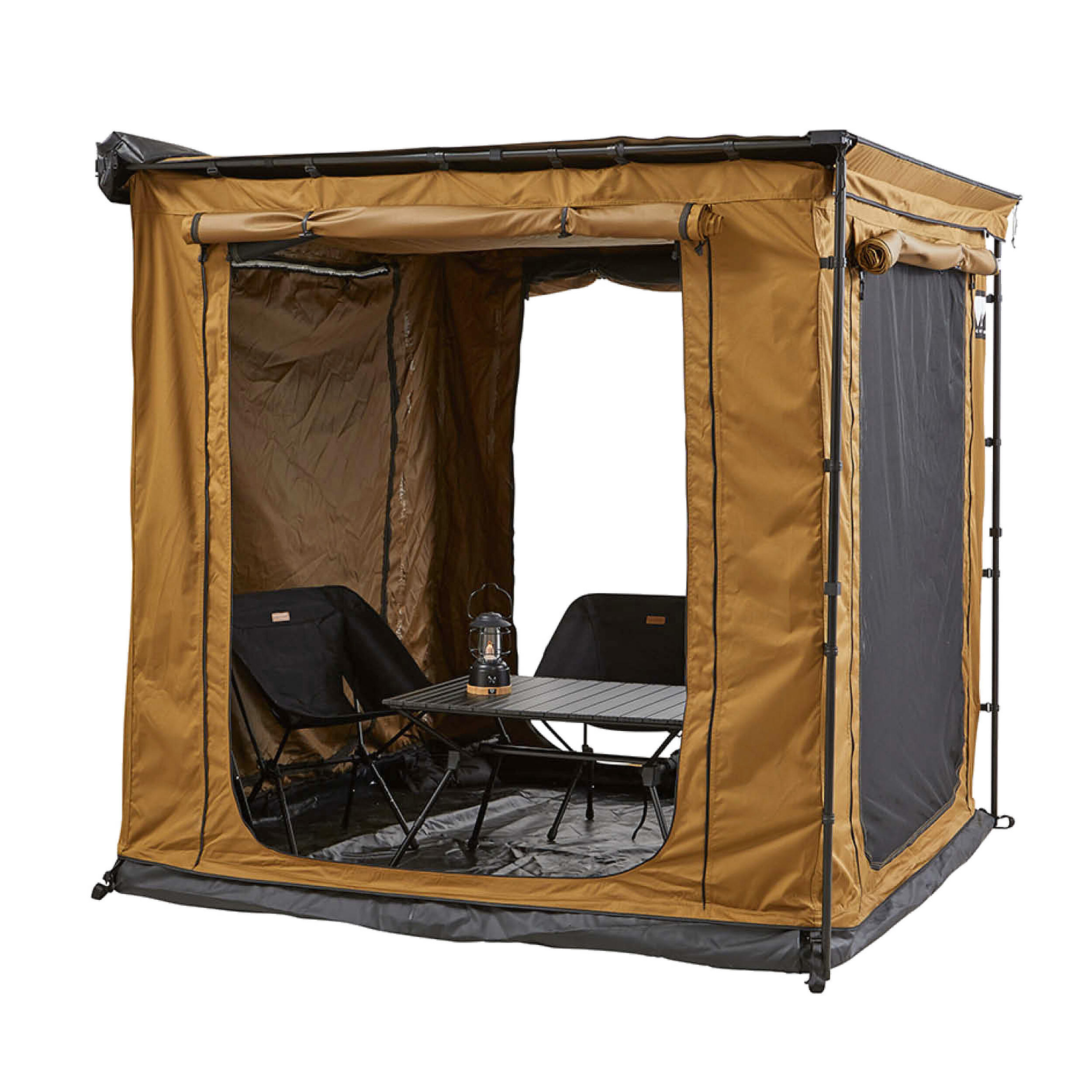 Extension pour store latéral : 200 cm coloris Camel